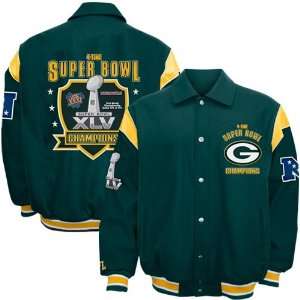  G III Green Bay Packers Super Bowl XLV Champions Wool and 