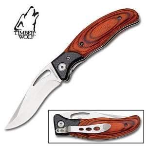  Timber Wolf Curved Fantasy Folding Knife Sports 
