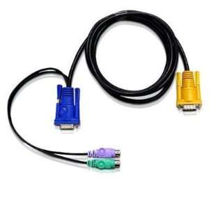  Selected 6 KVM Cable DB15M to PS2/VGA By Aten Corp Electronics