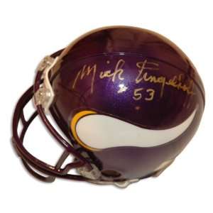  Mick Tingelhoff Autographed Minnesota Vikings Mini Helmet 