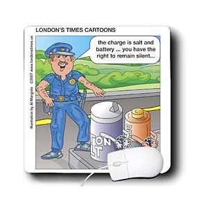   Wordplay Cartoons   Assault and Battery   Mouse Pads Electronics