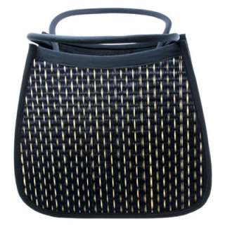 Cambodian Collapsible Purse   Black Cream Purses WorldofGood by 