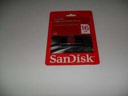 SanDisk 16GB Cruzer USB 2.0 Flash Drive SDCZ36 016G A11 619659053758 