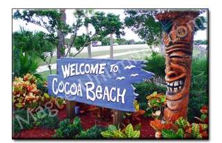Cocoa Beach   Florida FL Souvenir Fridge Magnet  