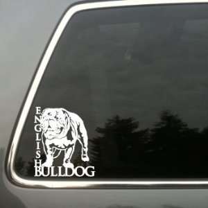  English Bulldog british bulldog window vinyl decal sticker 