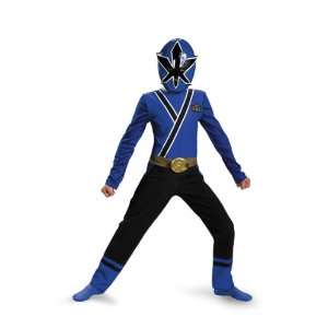   Samurai Blue Ranger Classic Child Costume Size 10 12 Toys & Games
