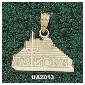    14Kt Gold University Of Arizona Cactus Logo 1/2