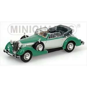  1938 Horch 853 A Cabriolet Green 1/43 Minichamps 436012034 