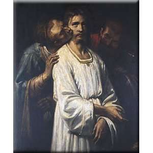 The Kiss of Judas 25x30 Streched Canvas Art by Couture 