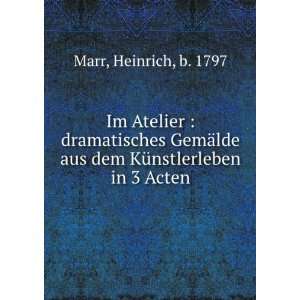 Im Atelier  dramatisches GemÃ¤lde aus dem KÃ¼nstlerleben in 3 