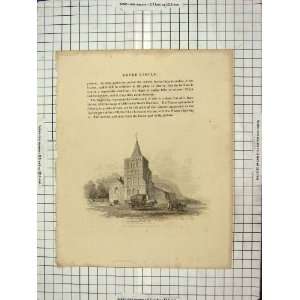  1814 Dover Castle St. Marys Church Murray Engraving