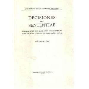 Rotae Romanae decisiones seu sententiae (1983) 75 (Diritto canonico 