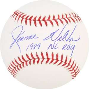  Jerome Walton Autographed Baseball  Details Chicago Cubs 