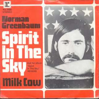 Norman Greenbaum / Spirit In The Sky German 1970 PS 7  