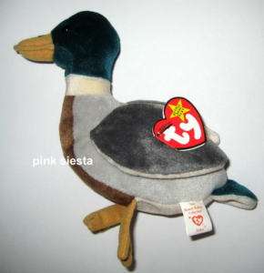 TY JAKE THE DUCK RETIRED BEANIE BABY NWT MINT  