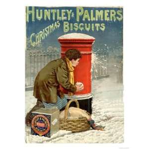 Huntley and Palmers, Biscuits Post Boxes, Snowballs, UK, 1890 Premium 