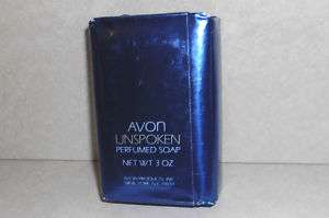 Vintage Avon Unspoken Perfume Perfumed Bar Soap Sealed  