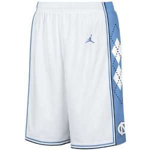   North Carolina Tar Heels (UNC) Youth White Replica Basketball Shorts