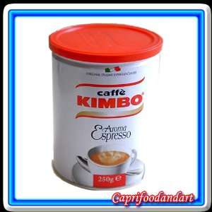 Kimbo Coffee Espresso Grounded Aroma 8.8 Oz Tin