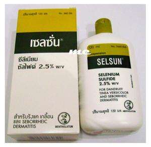 SELSUN Anti Dandruff SELENIUM SULFIDE Shampoo 120 ml  