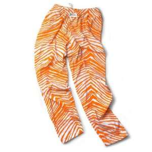  Zubaz Pants Orange/White Zubaz Zebra Pants Sports 