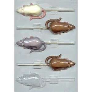 Mouse or Rat Pop Candy Mold  Grocery & Gourmet Food