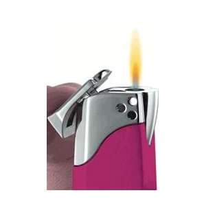  Indira Hot Pink Traditional Flame Cigarette Lighter 
