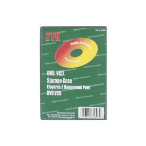  2 Pack Dvd/vcd Storage Cases 