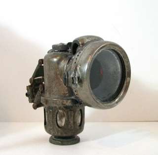 Antique 19th Century Bicycle Head Light Lamp Motorized Bicycle  