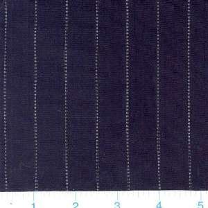  54 Wide Stretch Pinstripe Black & White Fabric By The 