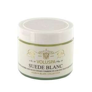  Voluspa Petite Jar Maison Candle   Suede Blanc Beauty