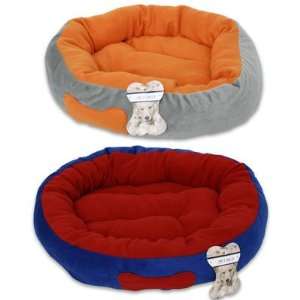    21D Fleece Fabric Donut Pet Bed For Dogs & Cats