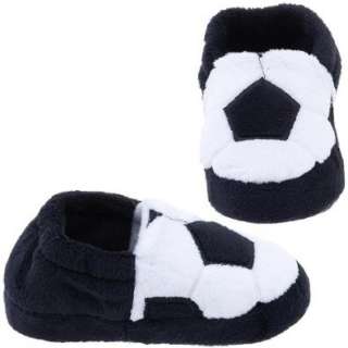   Soccer Ball Embroidered Moccasin Toddler Boys Indoor Slipper Shoes