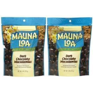 Mauna Loa Dark Chocolate Covered Macadamia Nuts, 6 oz, 2 ct (Quantity 