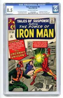   56 CGC 8.5 1st Unicorn Lee Kirby Ayers Marvel Silver Age Comic  