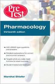 Pharmacology, (0071623426), Marshal Shlafer, Textbooks   Barnes 