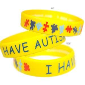  I Have Autism Bracelet   Adult Size (10 Pack) Everything 