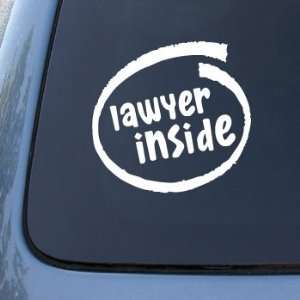  LAWYER INSIDE   Car, Truck, Notebook, Vinyl Decal Sticker 