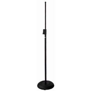  Audio2000S Finger Push Floor Microphone Stand with Cast 