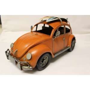    Handmade Antique Tin Model Car  Beetle Small 
