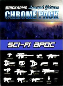 BrickArms Limited Edition Chrome Pack Sci Fi APOC  
