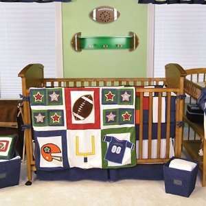  Trend Lab Football 4 Piece Baby Crib Bedding Set   TRL346 