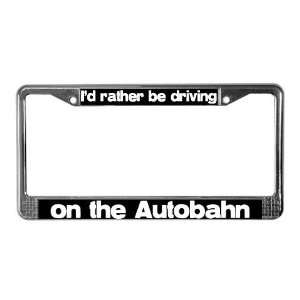  Autobahn Hobbies License Plate Frame by  