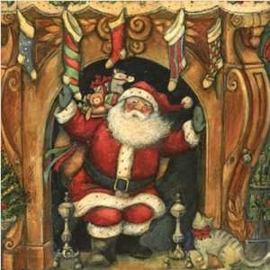  WeatherPrint 16025 Santa In Chimney Outdoor Art   Susan 