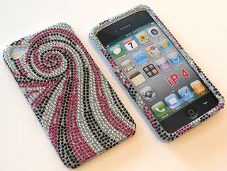 CRYSTAL DIAMOND CASE COVER FOR APPLE IPHONE 4 4G+SCREEN  
