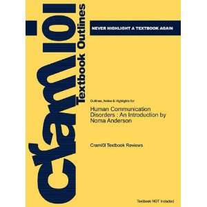 Studyguide for Human Communication Disorders An Introduction by Noma 