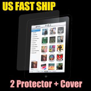   CLEAR NEW LCD SCREEN PROTECTOR COVER APPLE iPAD1 USA FAST SHIP  