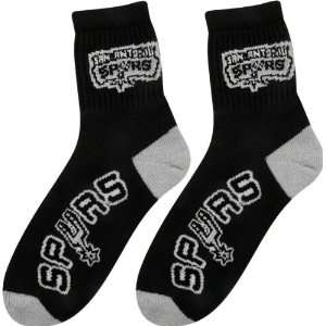  San Antonio Spurs Team Logo Quarter Sock Sports 