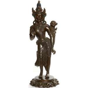  Padmapani Avalokiteshvara   Copper Sculpture