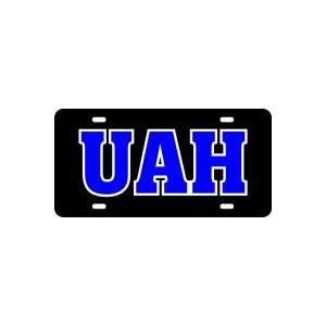  License Plate   UAH BLACK/SILVER/BLUE